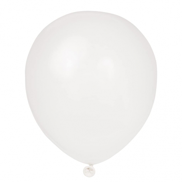 Chrome balloons - white Resim 1