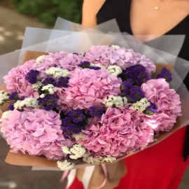  Antalya Flower Delivery Bouquet of 6 hydrangeas