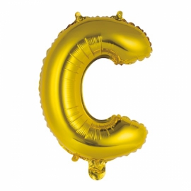  Antalya Flower Gas balloon - letter C gold