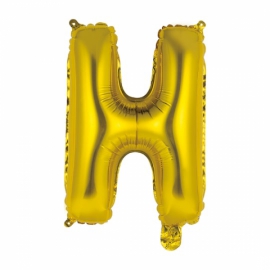  Antalya Flower Gas balloon - letter H gold
