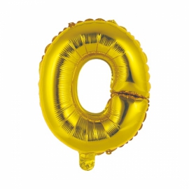  Цветок в Анталия Гелиевый воздушный шар - буква O золотая