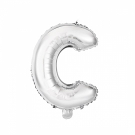 Antalya Florist Gas balloon - letter C silver