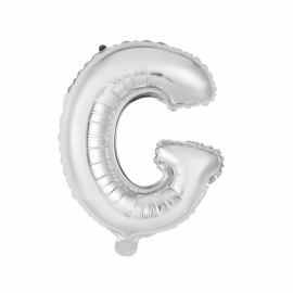 Antalya Çiçekçi Uçan harf balon - G harfi gümüş
