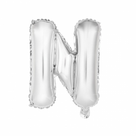  Antalya Florist Gas balloon - letter N silver