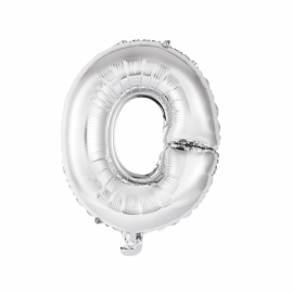 Antalya Çiçekçi Uçan harf balon - O harfi gümüş