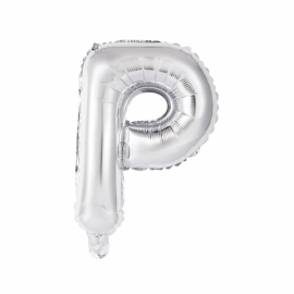 Antalya Çiçekçi Uçan harf balon - P harfi gümüş