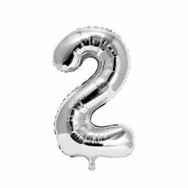  Antalya Florist Gas balloon - number 2 silver