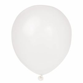  Antalya Flower Delivery Chrome balloons - white