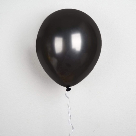  Antalya Flower Delivery Chrome balloons - black