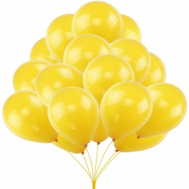  Antalya Çiçek Siparişi Metalik Krom Balon - Sarı