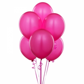  Доставка цветов в Анталия Воздушные шары хром - розовый