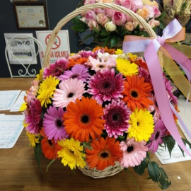  Antalya Florist Gerbera basket